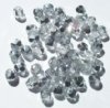 50 6mm Faceted Half Labrador Coated Crystal Beads